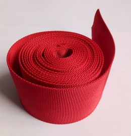 Correas rojas de la materia textil de las correas del hueco del poliéster para la maquinaria de la industria pesada