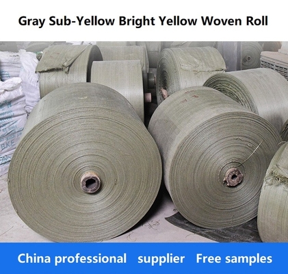 Gray Sub Bright Yellow Woven rueda a la Virgen 100% PP 1200D tubular